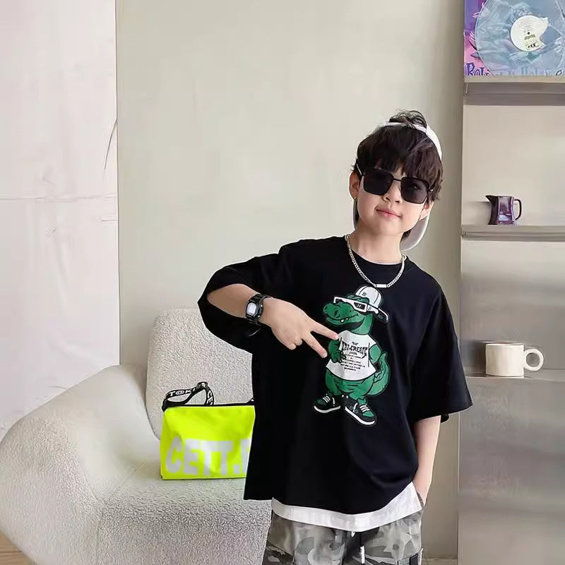 Copy of Casual Cartoon Short Sleeve T-Shirt for Boys
