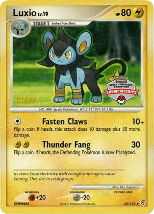 Luxio 052/130 - League & Championship Cards