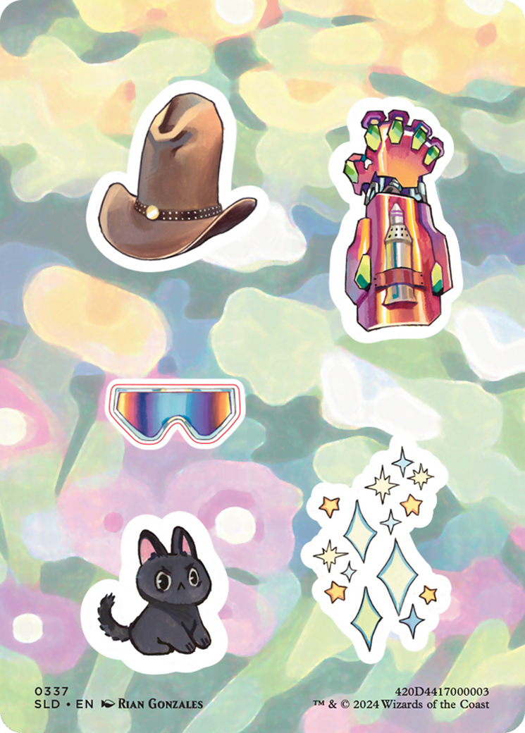 Sticker sheet (SLD-337) - Secret Lair Drop Foil