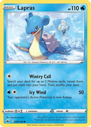 Lapras 029/198 - SWSH06 Chilling Reign