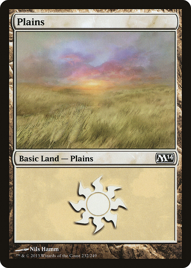 Plains (M14-232) - Magic 2014 Foil