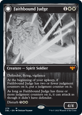 Faithbound Judge // Sinner's Judgment (DBL-279) - Innistrad: Double Feature: (Double Faced Transform)