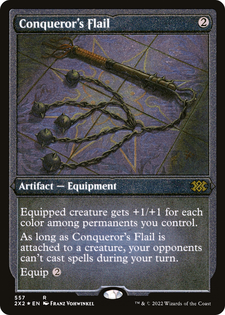 Conqueror's Flail (2X2-557) - Double Masters 2022 Foil