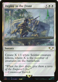 Deploy to the Front (40K-184★) - Warhammer 40,000 Commander Foil