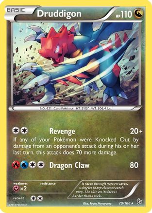 Druddigon (Flashfire) 070/106 - Deck Exclusives