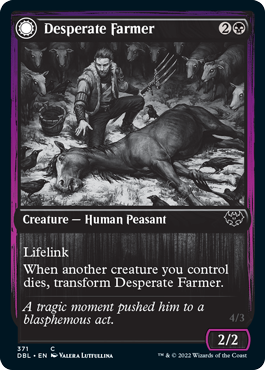 Desperate Farmer // Depraved Harvester (DBL-371) - Innistrad: Double Feature: (Double Faced Transform)