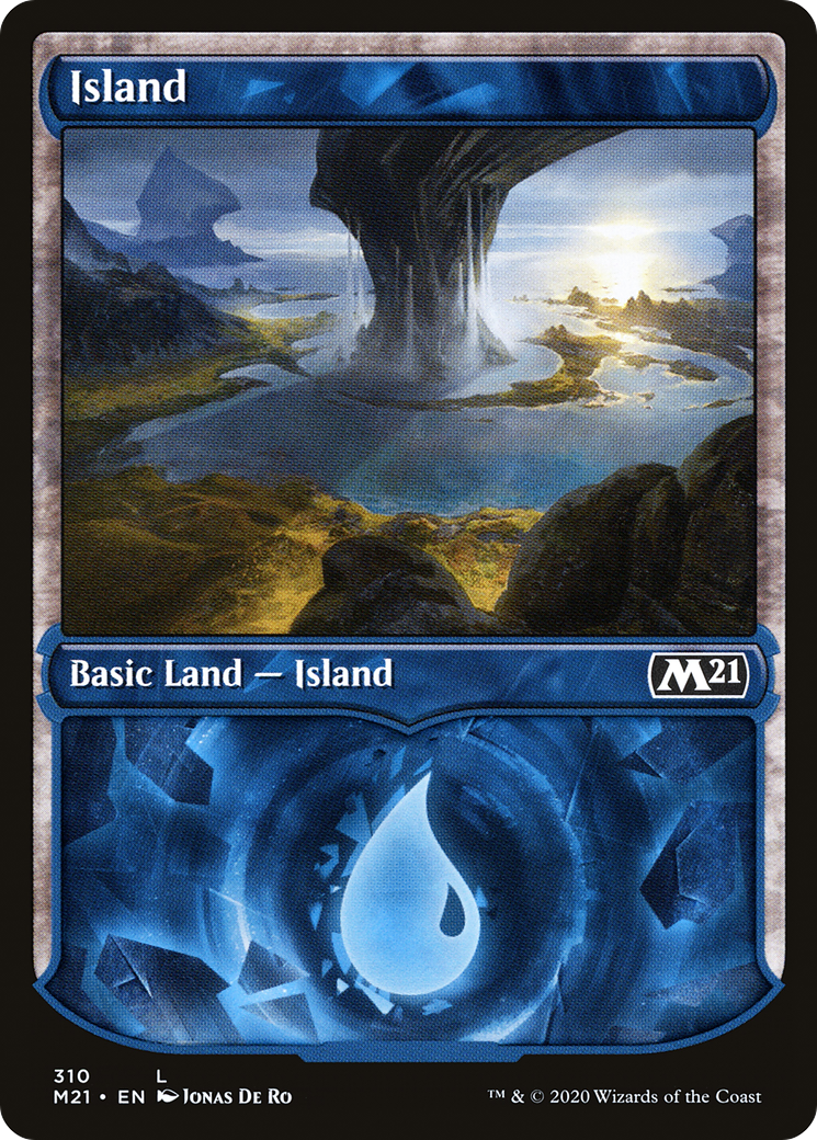 Island (M21-310) - Core Set 2021: (Showcase)
