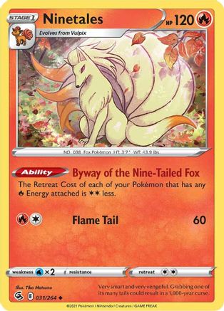 Ninetales 031/264 - SWSH08 Fusion Strike