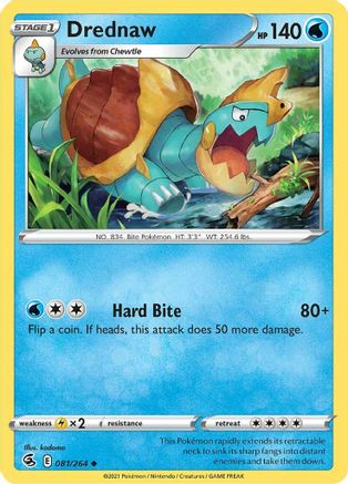 Drednaw 081/264 - SWSH08 Fusion Strike