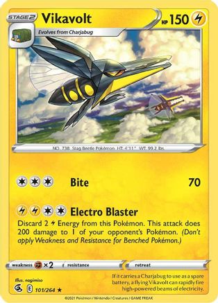 Vikavolt 101/264 - SWSH08 Fusion Strike Reverse Holofoil