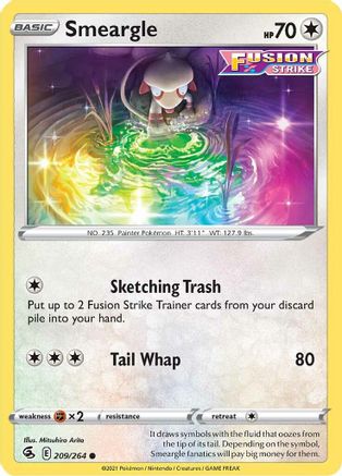 Smeargle 209/264 - SWSH08 Fusion Strike