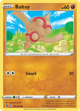 Baltoy 144/264 - SWSH08 Fusion Strike