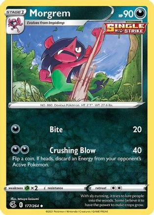 Morgrem 177/264 - SWSH08 Fusion Strike