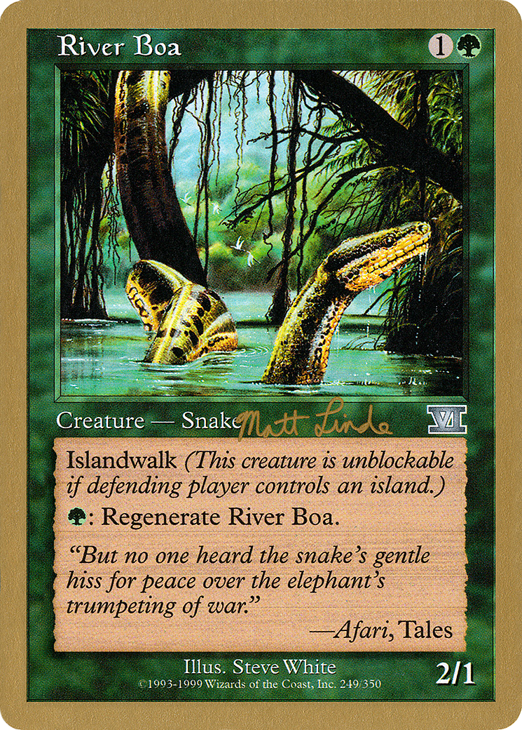 River Boa (WCD-ML249) - World Championship Decks 1999