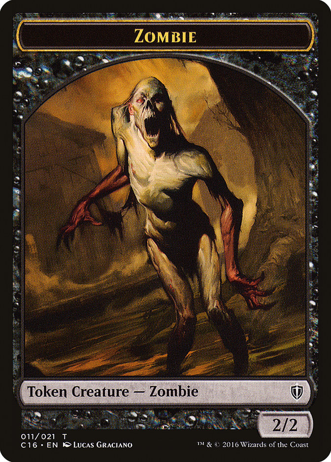 Zombie (C16-011) - Commander 2016 Tokens