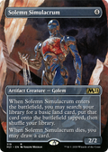 Solemn Simulacrum (M21-319) - Core Set 2021 (Borderless)
