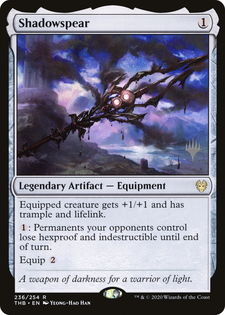 Shadowspear (PPTHB-236P) - Theros Beyond Death Promos Foil