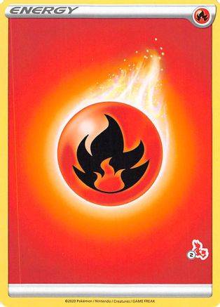 Fire Energy (# Cinderace Stamped)  - Battle Academy 2022