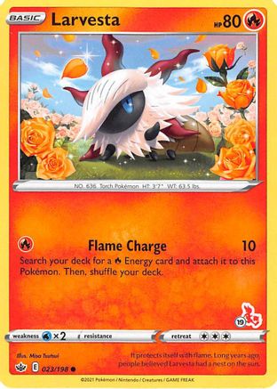 Larvesta 023/198 - Battle Academy 2022