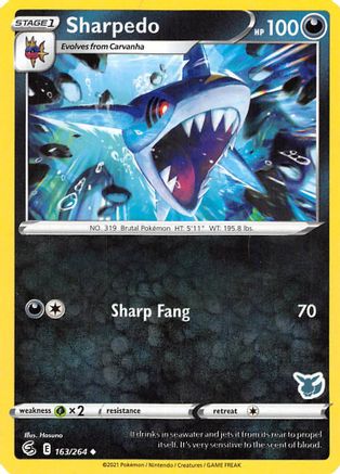 Sharpedo (Eevee Stamped) 163/264 - Battle Academy 2022