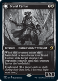 Brutal Cathar // Moonrage Brute (DBL-007) - Innistrad: Double Feature: (Double Faced Transform) Foil