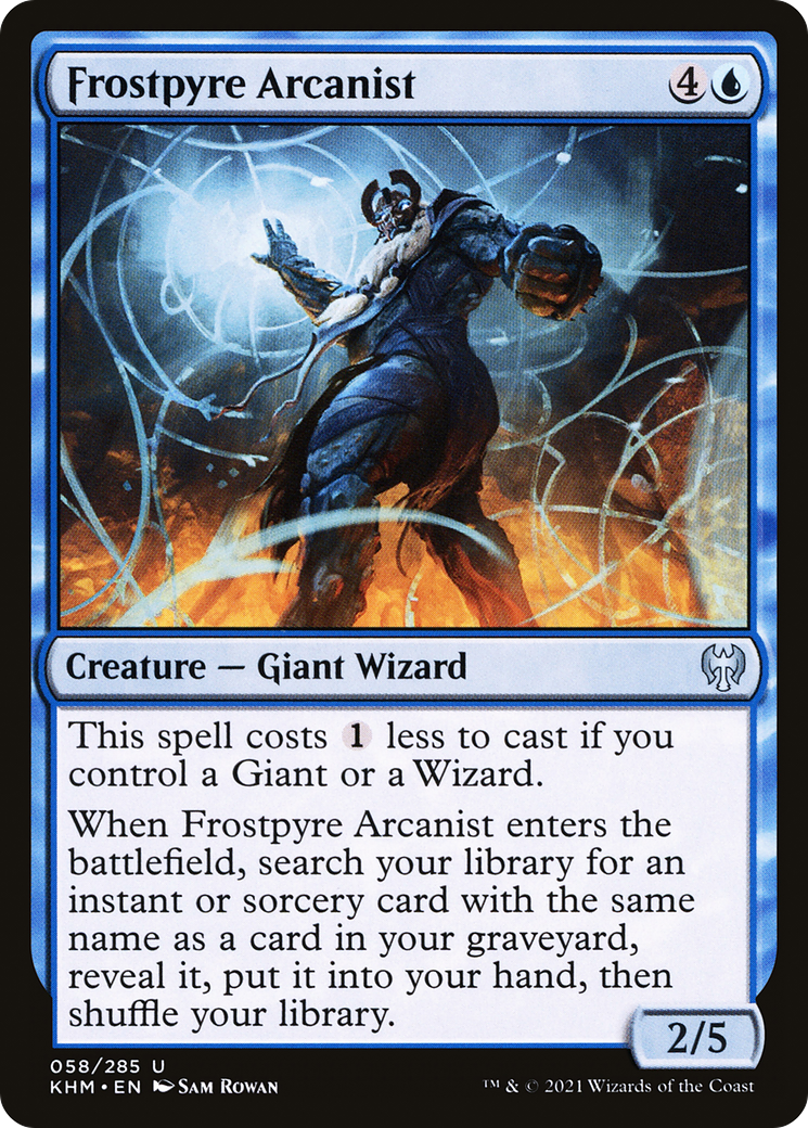 Frostpyre Arcanist (KHM-058) - Kaldheim Foil