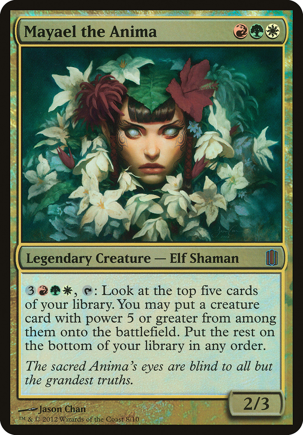 Mayael the Anima (OVER-008) - Commander's Arsenal Oversized Foil