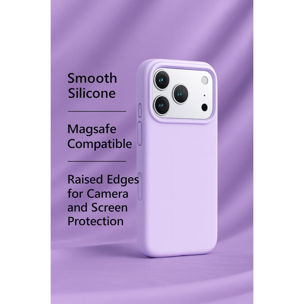iPhone 17 Pro Max Case - Silicone MagSafe Anti-Slip | Venture Series
