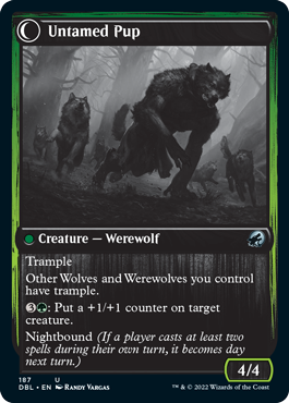Hound Tamer // Untamed Pup (DBL-187) - Innistrad: Double Feature: (Double Faced Transform)
