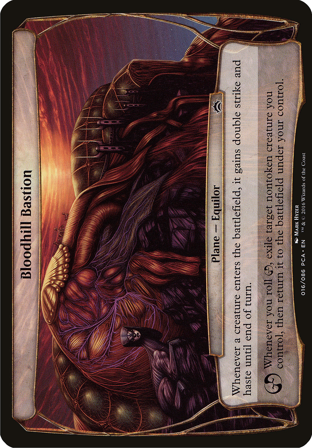 Bloodhill Bastion (OVER-016) - Planechase Anthology Planes