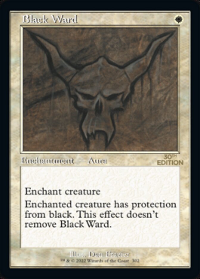 Black Ward (Retro Frame) (30A-302) - 30th Anniversary Edition