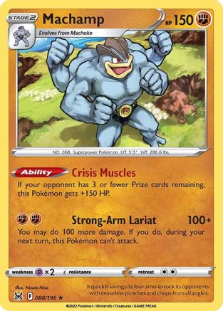 Machamp 088/196 - SWSH11 Lost Origin Reverse Holofoil