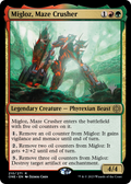 Migloz, Maze Crusher (PPONE-210) - Phyrexia: All Will Be One Promos