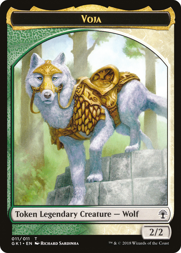 Voja // Saproling (GR1-011) - GRN Guild Kit Tokens