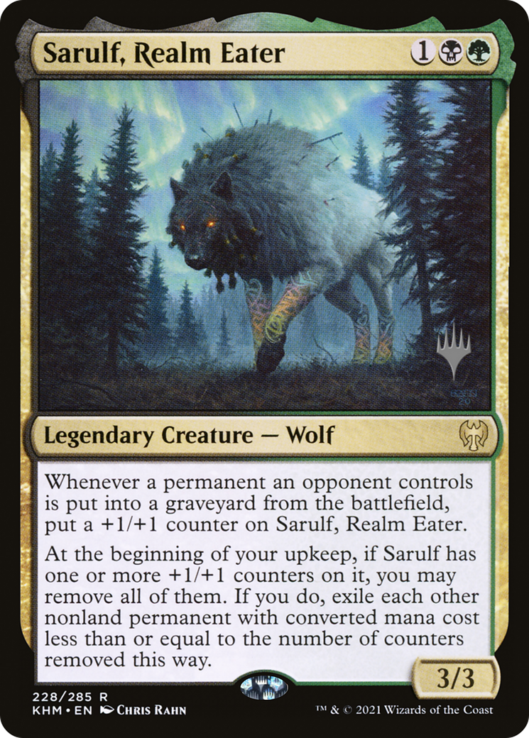Sarulf, Realm Eater (PPKHM-228P) - Kaldheim Promos