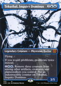 Tekuthal, Inquiry Dominus (ONE-302) - Phyrexia: All Will Be One: (Showcase) (Borderless) Foil