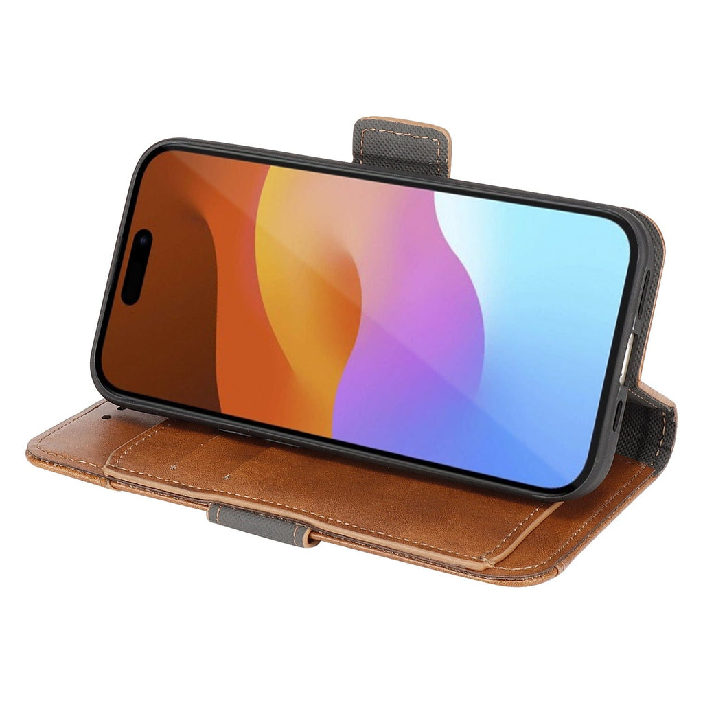 iPhone 15 Plus Leather Wallet Case with MagSafe - Card Holder | Indy Series