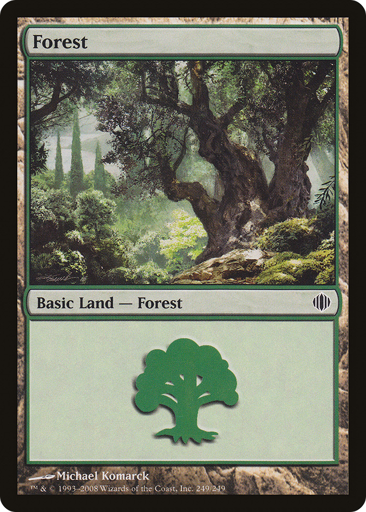 Forest (ALA-249) - Shards of Alara Foil
