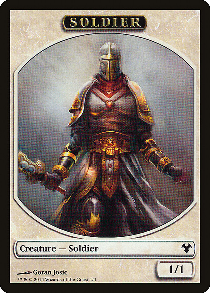 Soldier (MD1-001) - Modern Event Deck 2014 Tokens