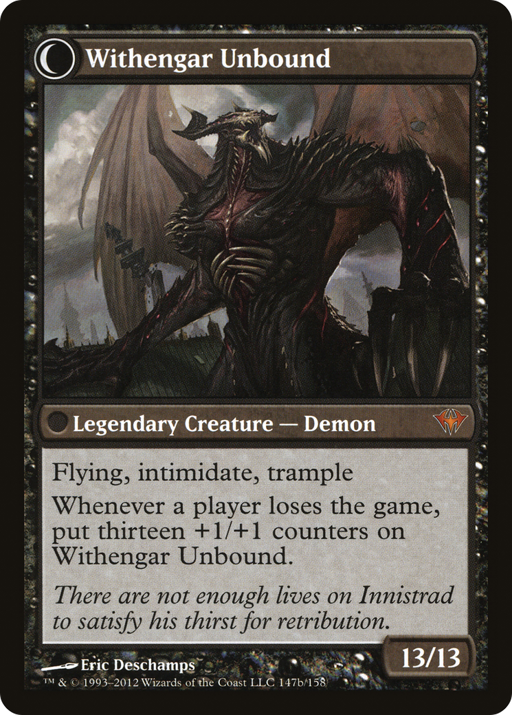 Elbrus, the Binding Blade // Withengar Unbound (LIST-DKA-147) - The List: (Double Faced Transform)