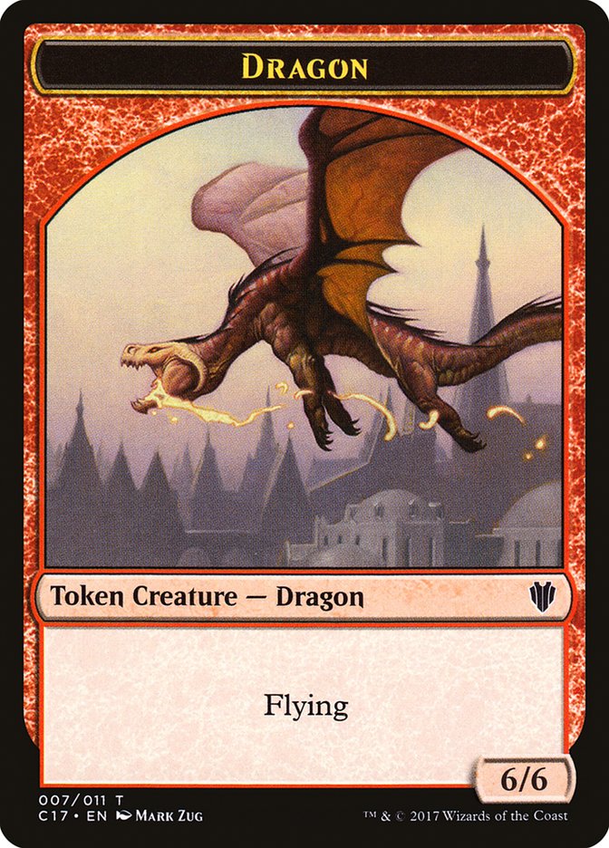 Cat Dragon (C17-009) - Commander 2017 Tokens
