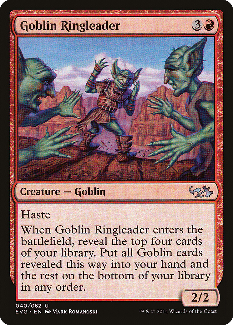 Goblin Ringleader (DD3-040) - Duel Decks Anthology: Elves vs. Goblins