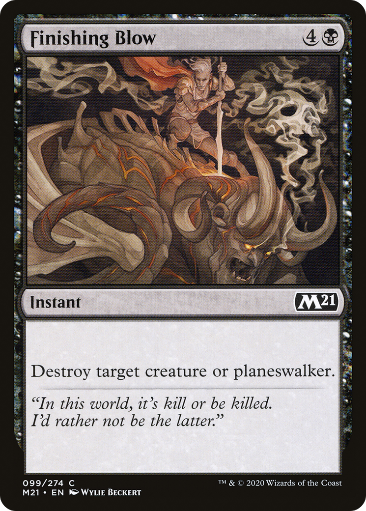 Finishing Blow (M21-099) - Core Set 2021