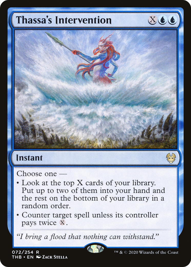Thassa's Intervention (THB-072) - Theros Beyond Death Foil