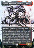 Kethek, Crucible Goliath (ONE-465) - Phyrexia: All Will Be One: (Showcase) (Borderless) Foil