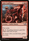 Akki Coalflinger (DD3-033) - Duel Decks Anthology: Elves vs. Goblins