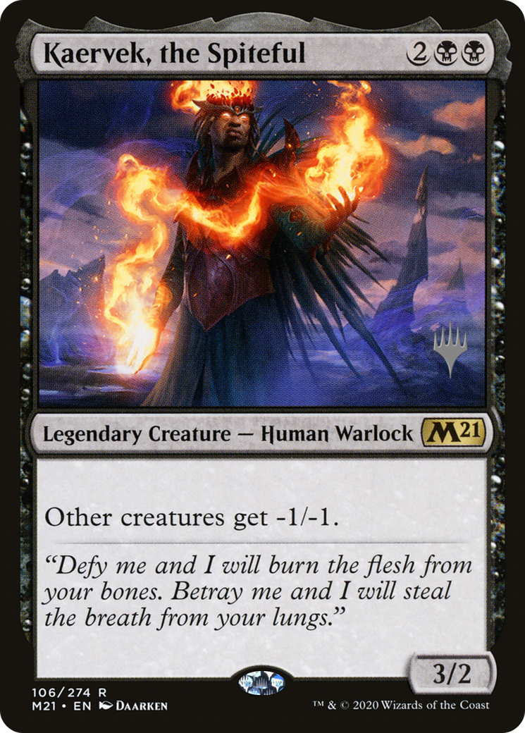 Kaervek, the Spiteful (PPM21-106P) - Core Set 2021 Promos