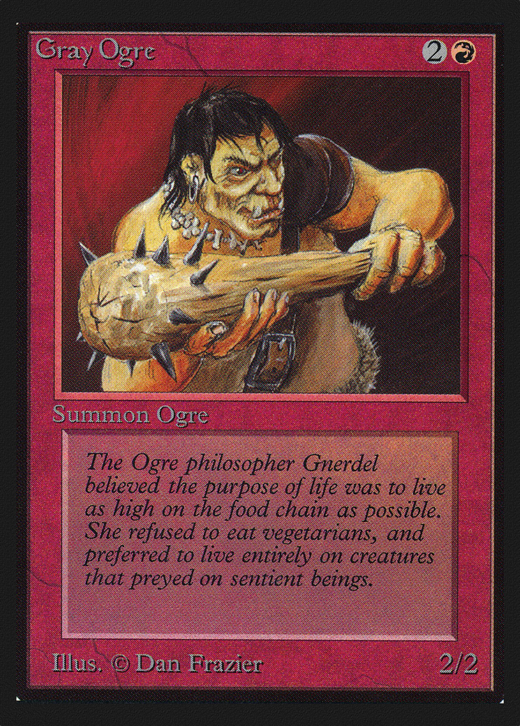 Gray Ogre (CED-) - Collectors' Edition