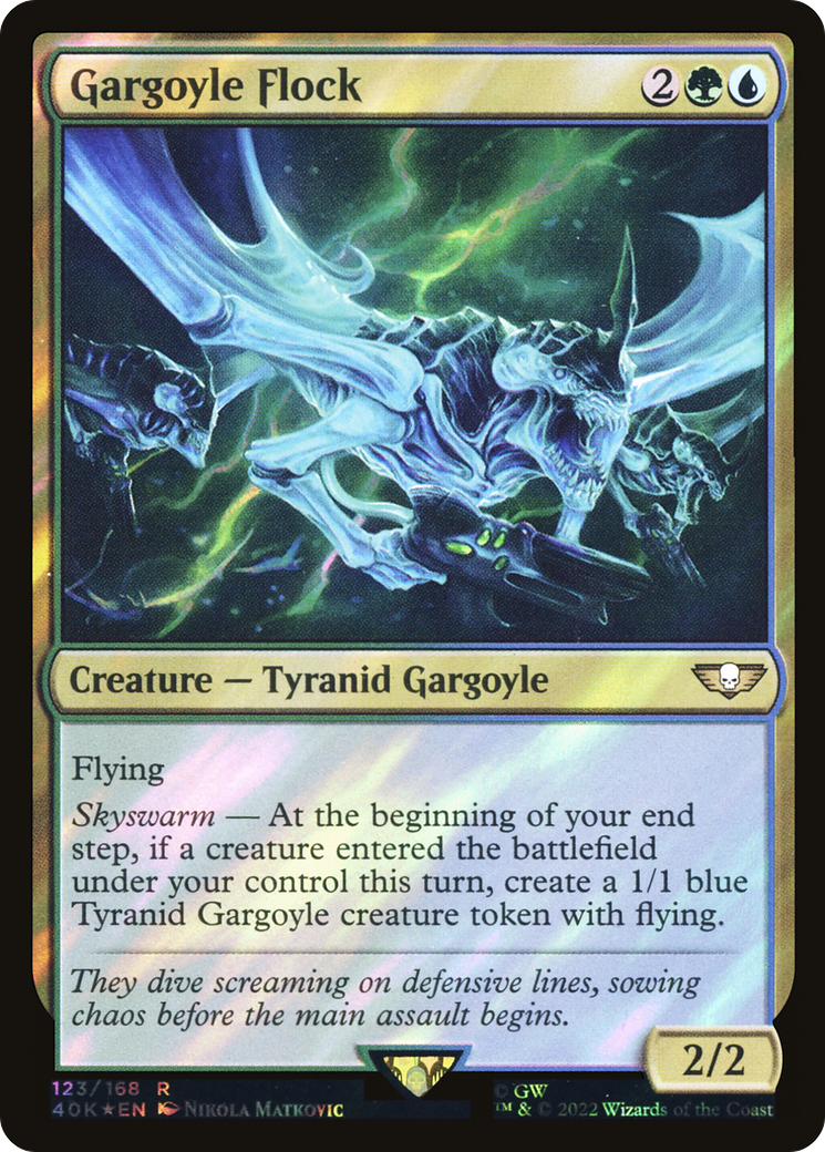 Gargoyle Flock (40K-123★) - Warhammer 40,000 Commander Foil