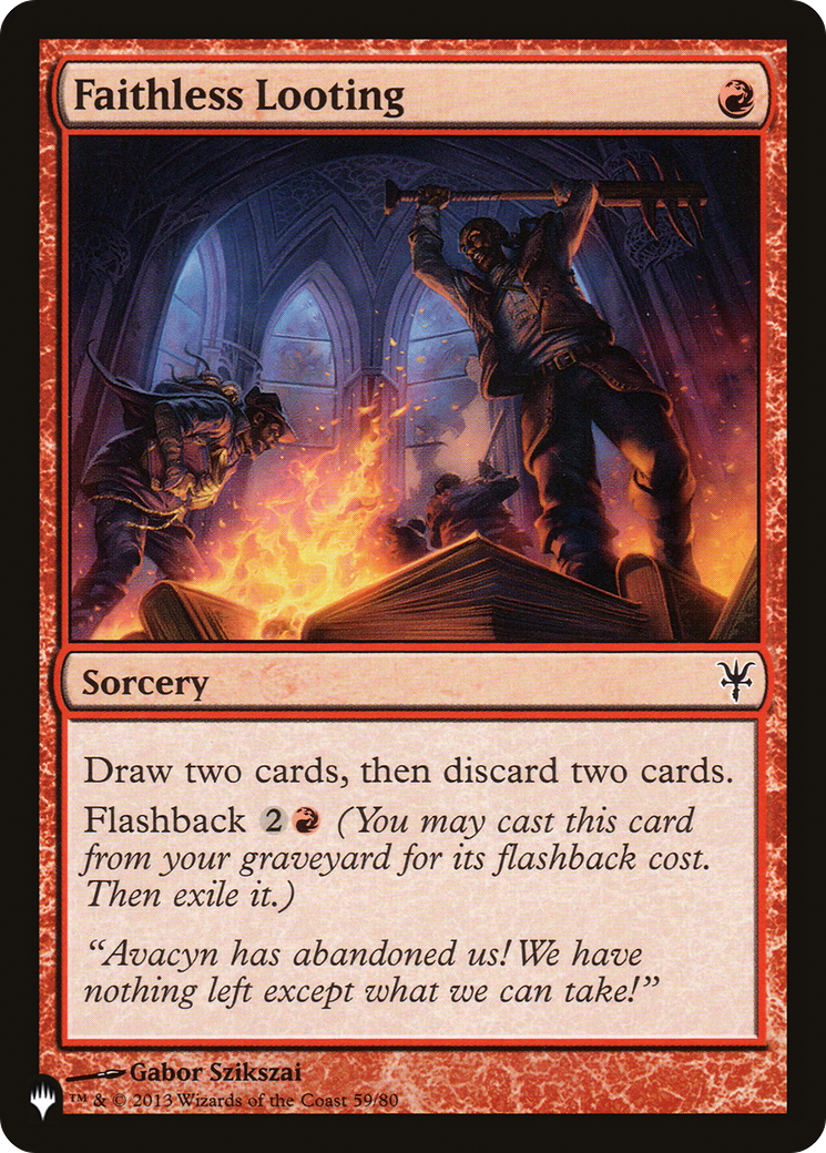 Faithless Looting (LIST-DDK-59) - The List